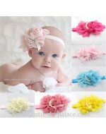 Beautiful Rose Baby Girls Headband - 6 colors